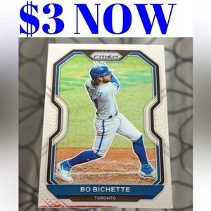 Bo Bichette 2021 Panini PrizmToronto Blue Jays Baseball Card